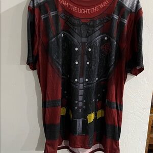 Dark Red Graphic Men's Tee